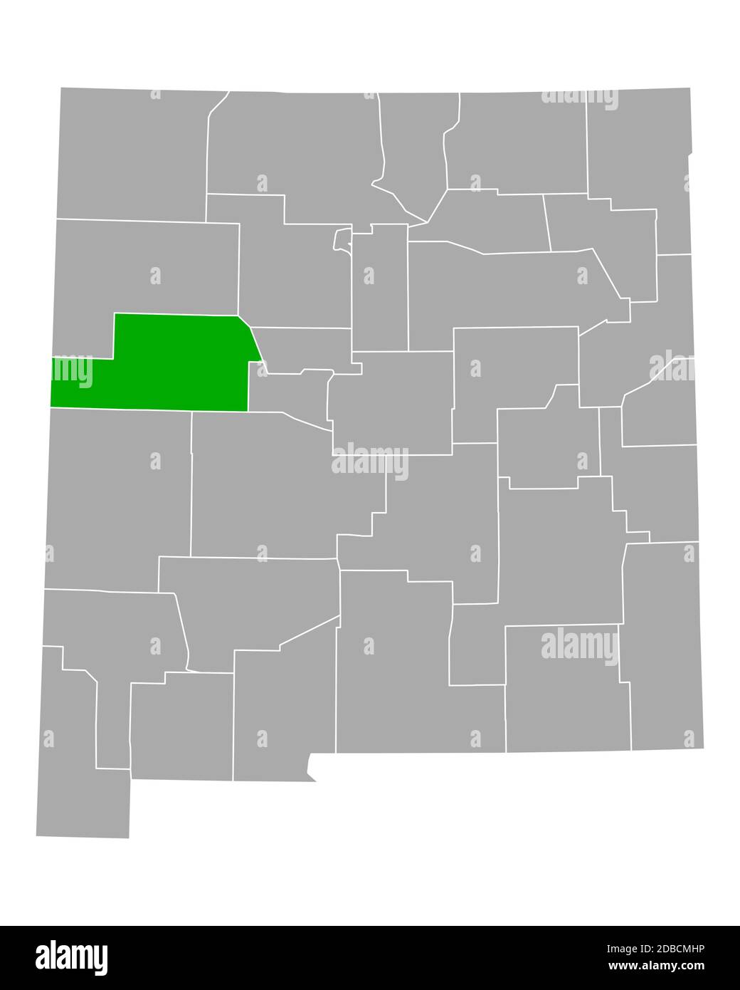 Map of Cibola in New Mexico Stock Photo Alamy