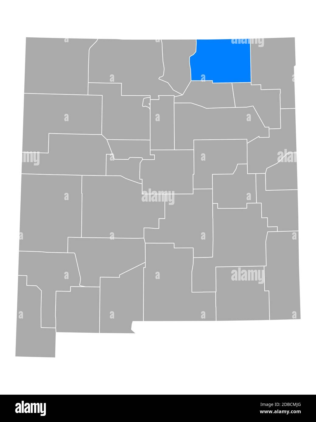 Map of Colfax in New Mexico Stock Photo Alamy