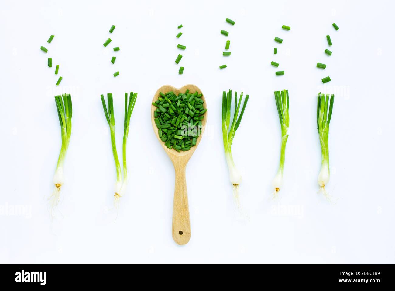 Bunch green peeled onions hi-res stock photography and images - Alamy