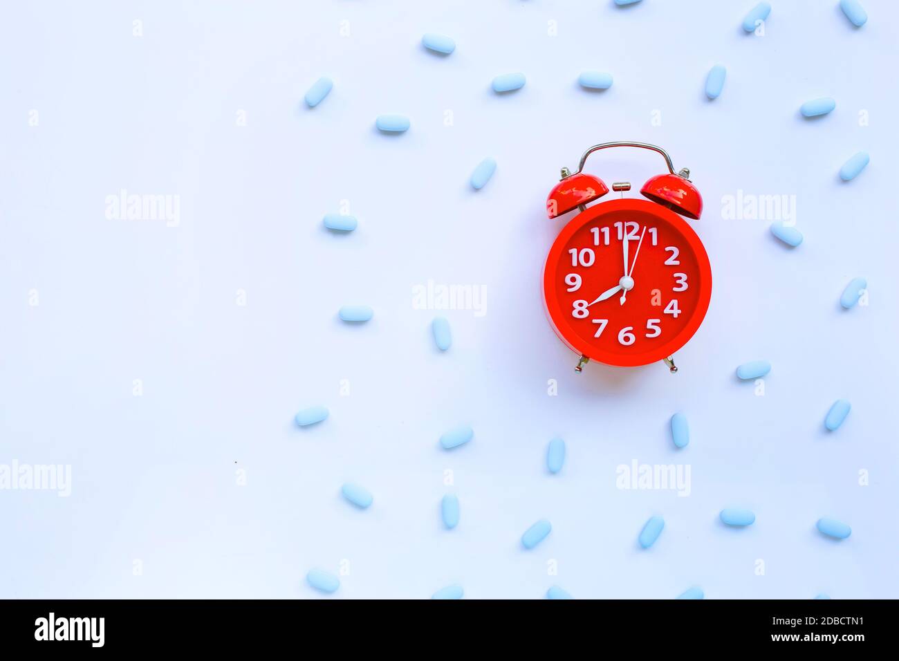 Prevention Clock Red alarm clock ring with