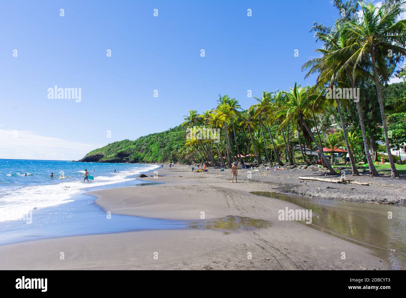 Grande Anse beach near Trois Rivieres, BasseTerre, Guadeloupe Stock Photo Alamy