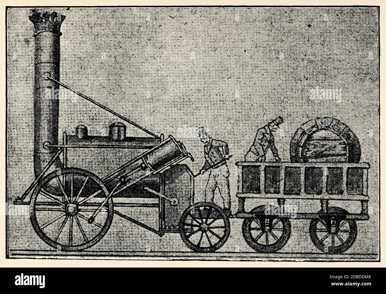 The first steam Rocket was built by the pioneering railway