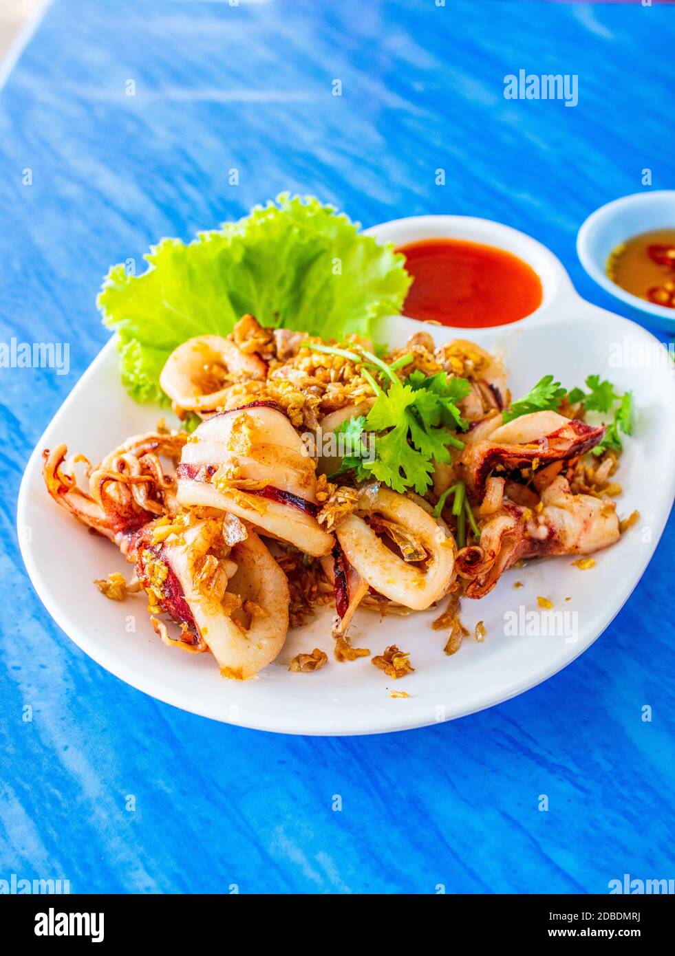 thai sea food Stock Photo