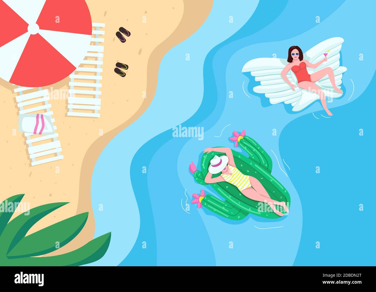 Sandy beach texture background top Stock Vector Images - Alamy