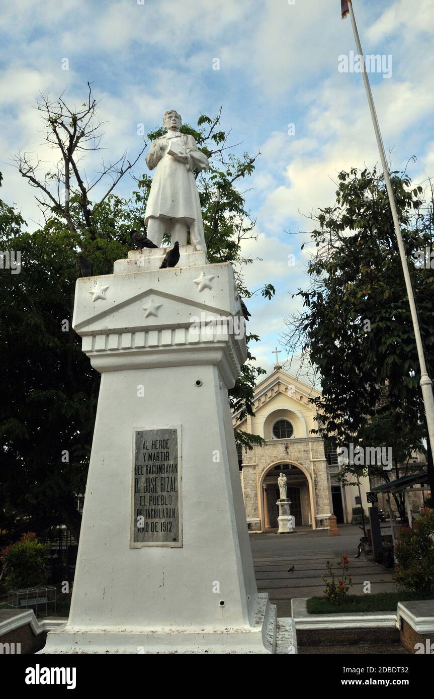 JosÃ© Rizal Monument in the Philippines Stock Photo