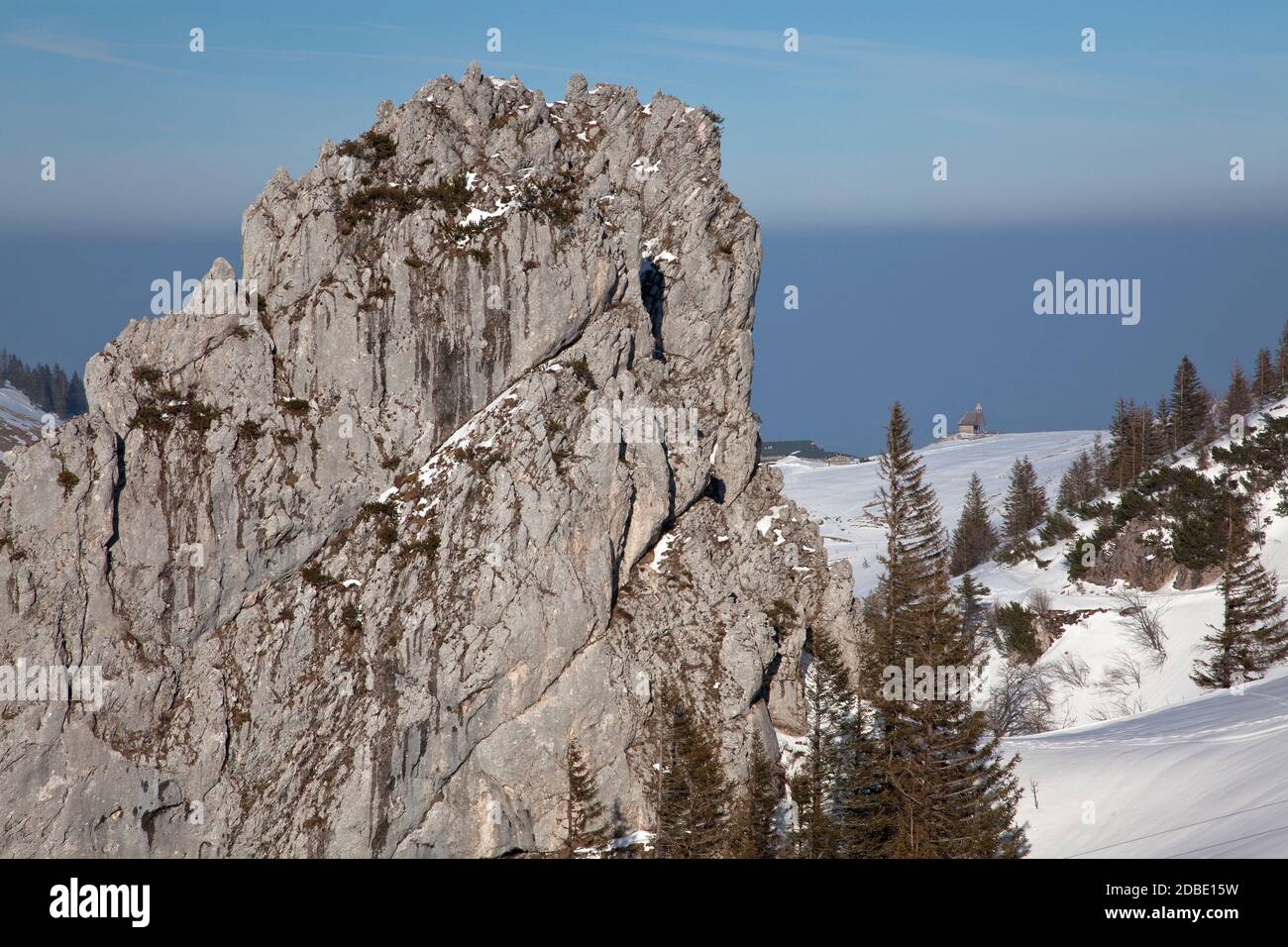 geography / travel, Germany, Bavaria, Aschau in the Chiemgau, Hirschenstein in the Chiemgau Alps, Chie, Additional-Rights-Clearance-Info-Not-Available Stock Photo