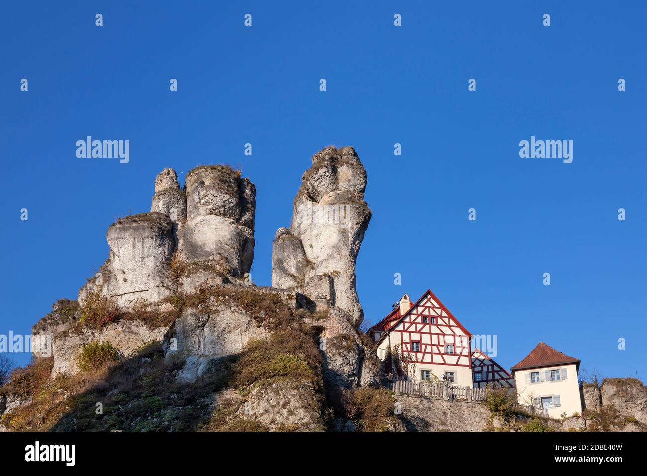 geography / travel, Germany, Bavaria, Pottenstein, Museum of the Franconian Switzerland in Tuechersfel, Additional-Rights-Clearance-Info-Not-Available Stock Photo