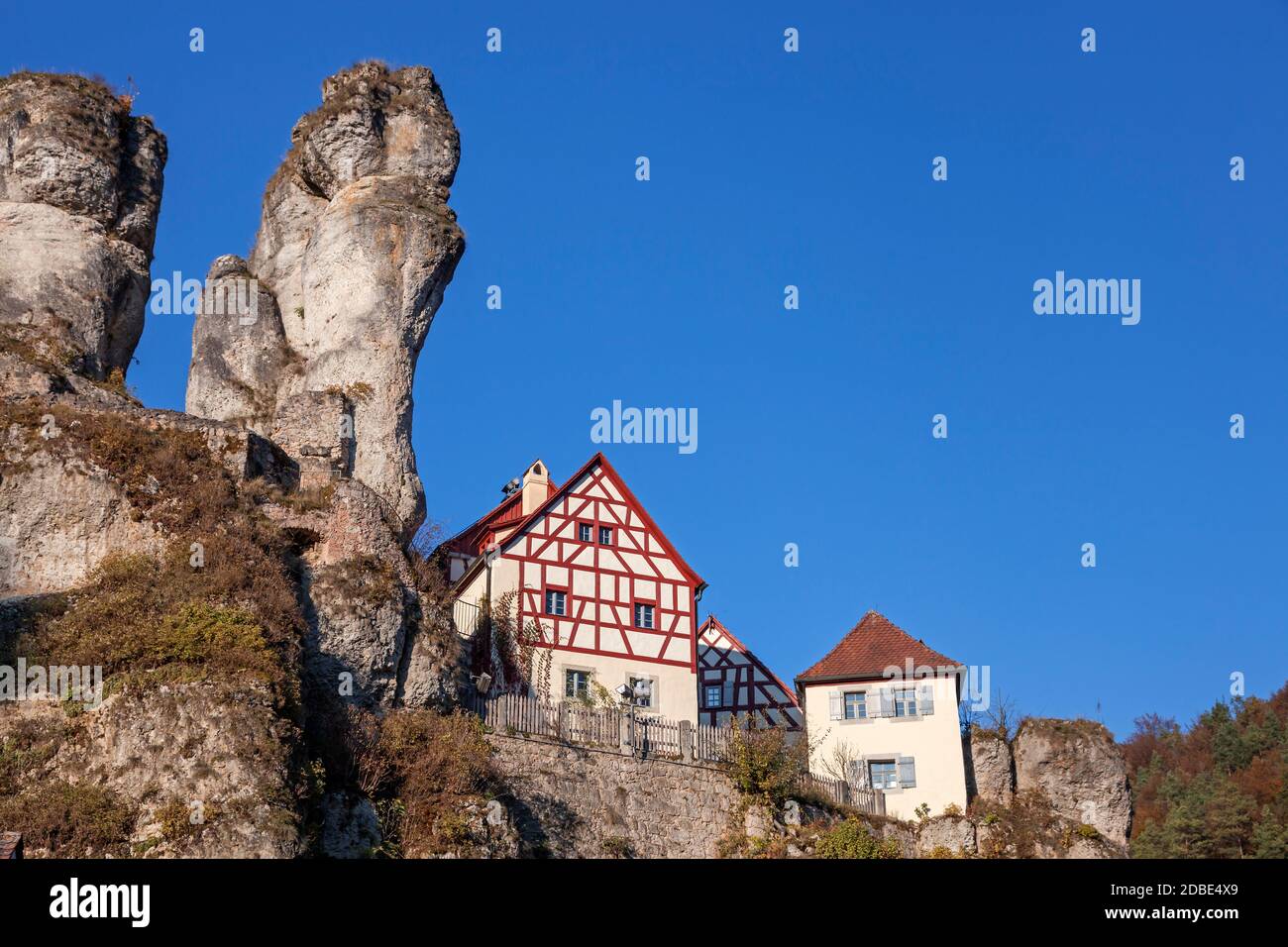 geography / travel, Germany, Bavaria, Pottenstein, Museum of the Franconian Switzerland in Tuechersfel, Additional-Rights-Clearance-Info-Not-Available Stock Photo