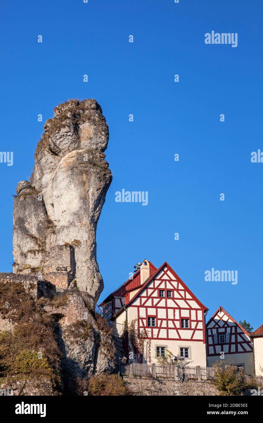 geography / travel, Germany, Bavaria, Pottenstein, Museum of the Franconian Switzerland in Tuechersfel, Additional-Rights-Clearance-Info-Not-Available Stock Photo