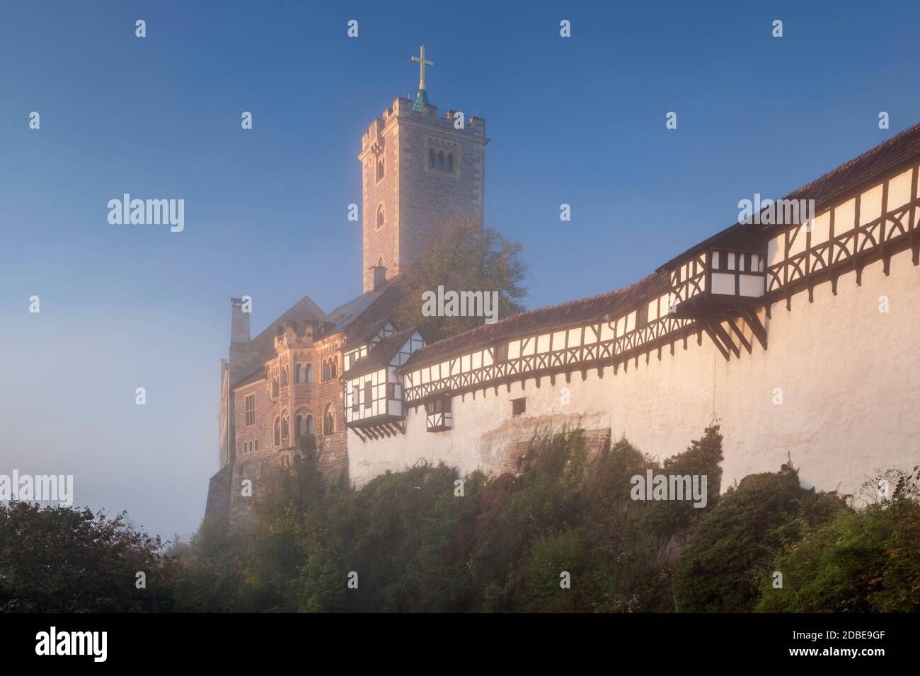 geography / travel, Germany, Thuringia, Eisenach, Wartburg autumnal, Eisenach, Thuringian Forest, Additional-Rights-Clearance-Info-Not-Available Stock Photo