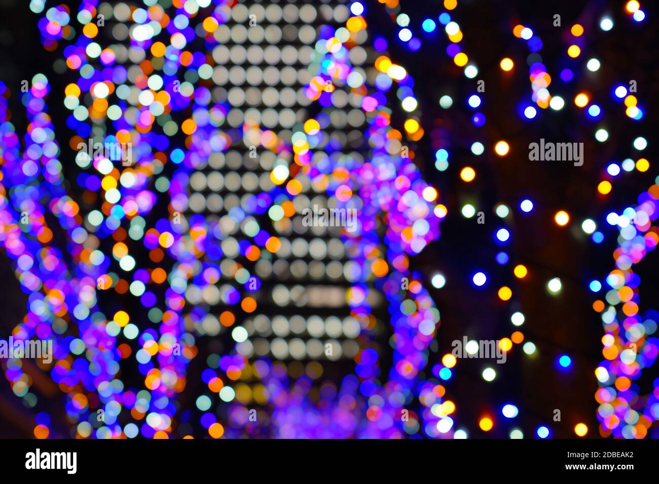 Christmas illuminations Stock Photo