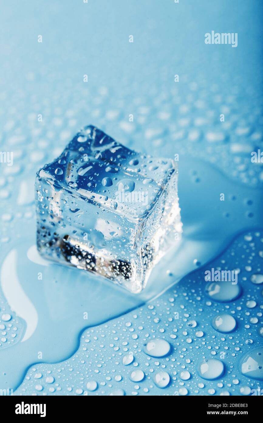 Packaging for ice cube for cool drinks sold in plastic bags of ice cubes  for parties & home use sold from freezer cabinet by supermarket England UK  Stock Photo - Alamy