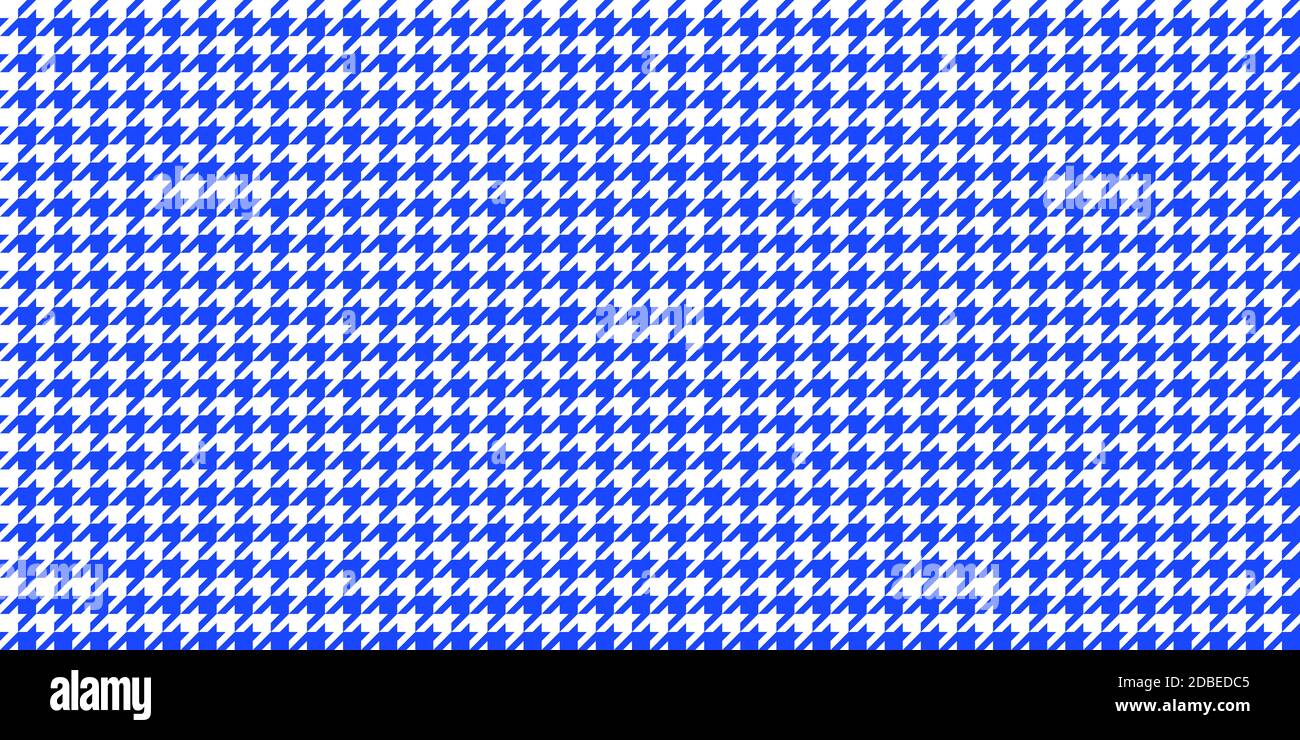 Blue houndstooth pattern hi-res stock photography and images - Alamy