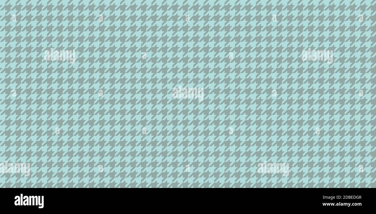 Light Sky Blue Seamless Houndstooth Pattern Background. Traditional Arab Texture. Fabric Textile Material. Stock Photo