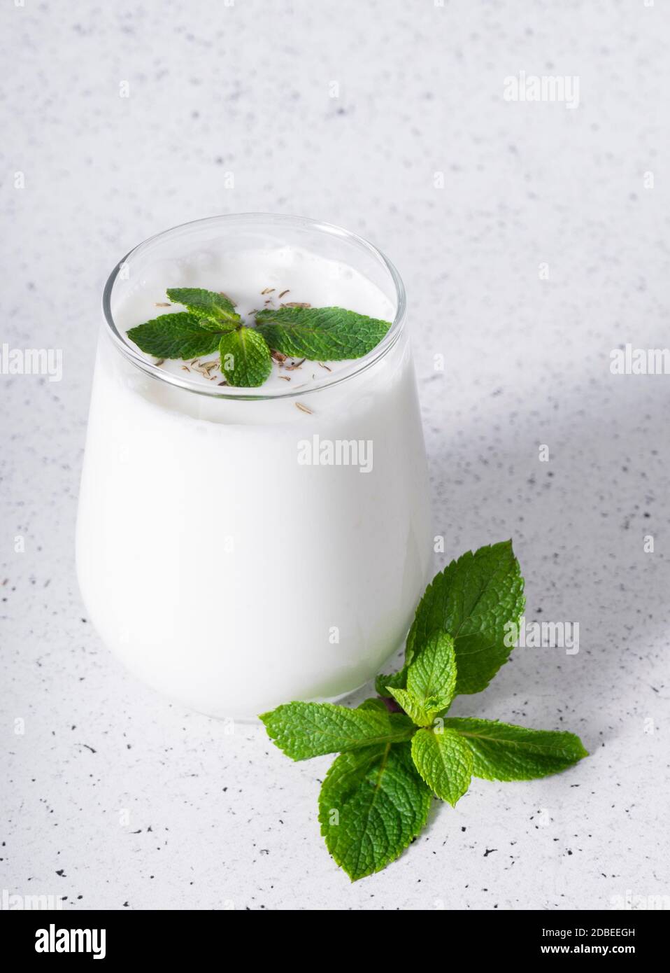 Indian cold drink salty Lassi. It is prepared on the basis of yogurt