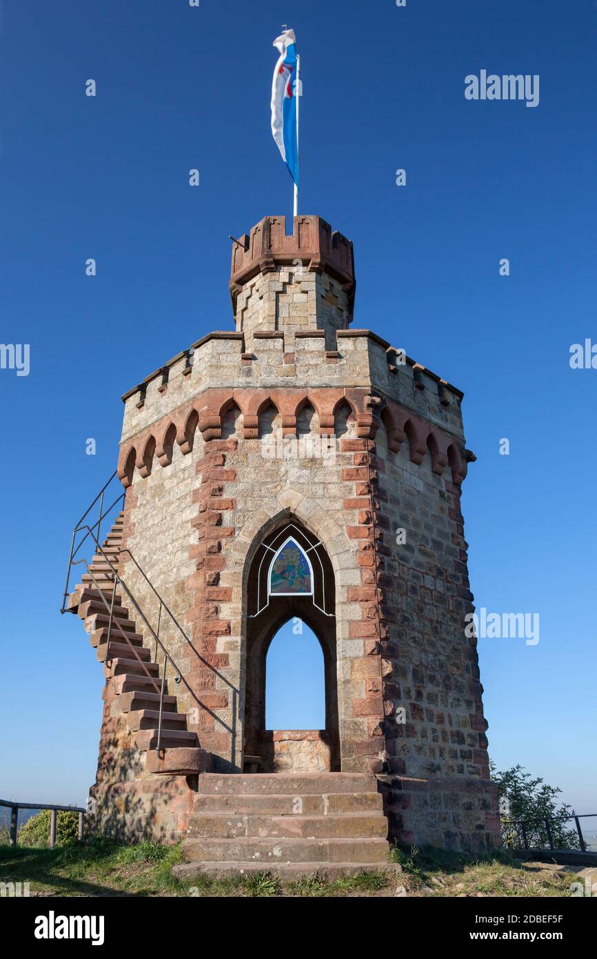 geography / travel, Germany, Rhineland-Palatinate, Bad Duerkheim, Flaggenturm south-western von Bad Du, Additional-Rights-Clearance-Info-Not-Available Stock Photo