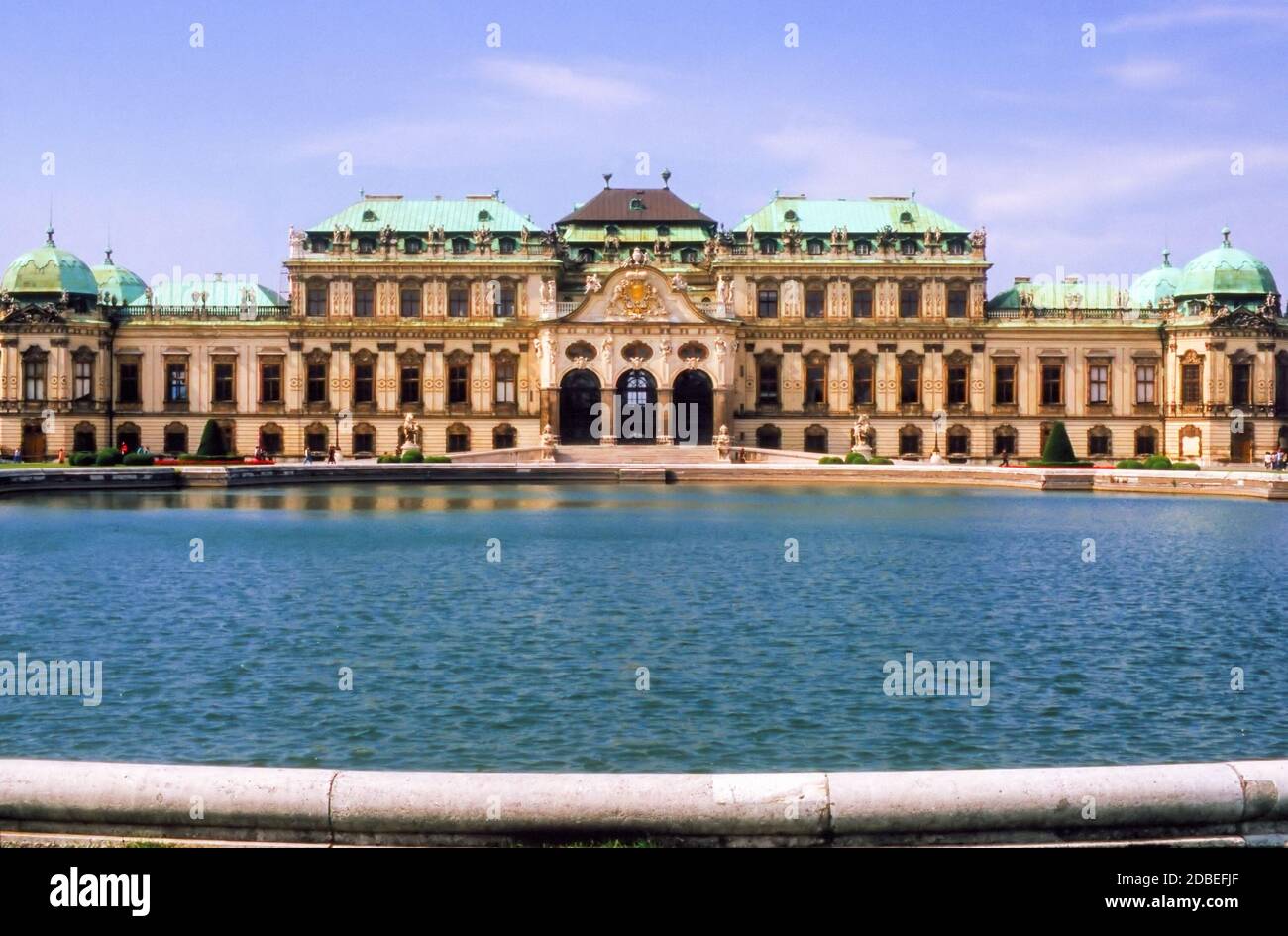 Palace Belvedere, Vienna Stock Photo