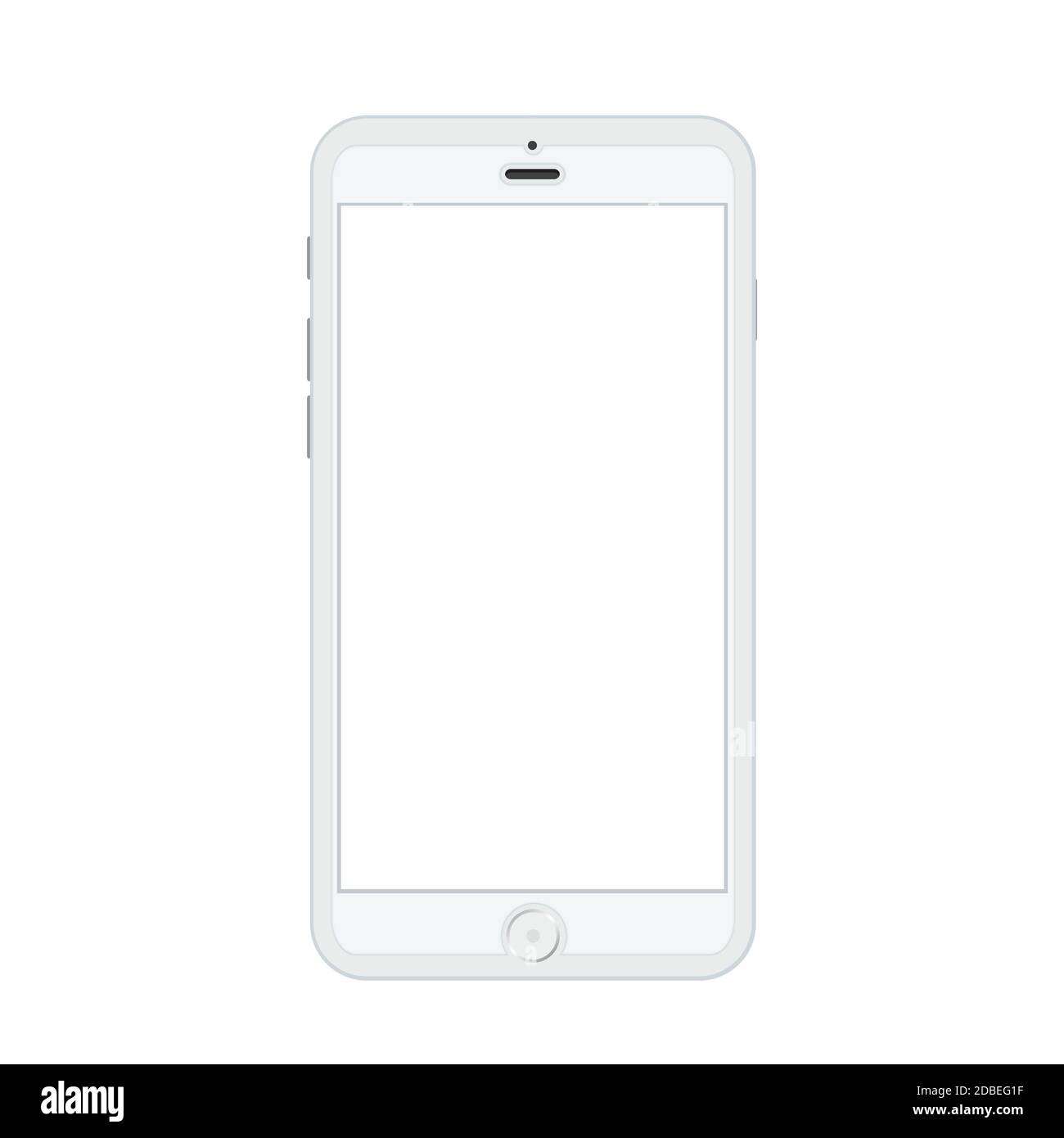 Vector modern realistic smartphone isolated on white Stock Vector Image ...