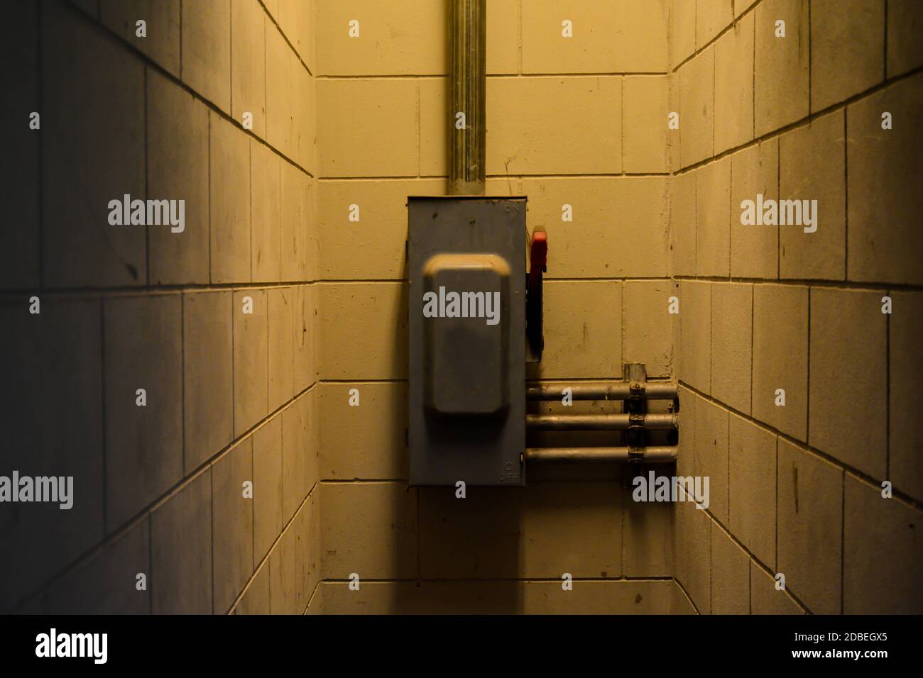 Main Breaker Switch Box Stock Photo Alamy