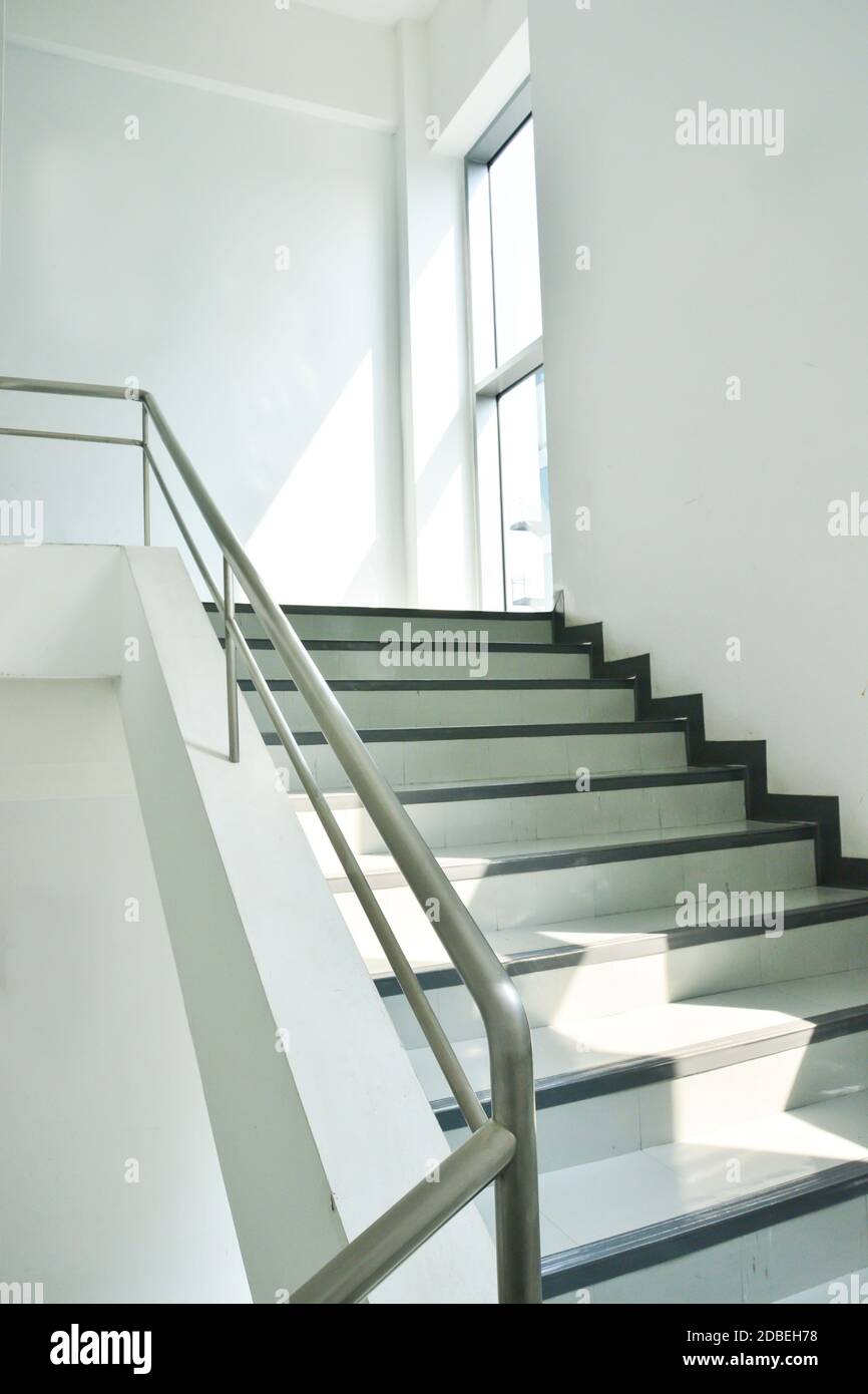 Stairs for emergency exit in building Stock Photo Alamy