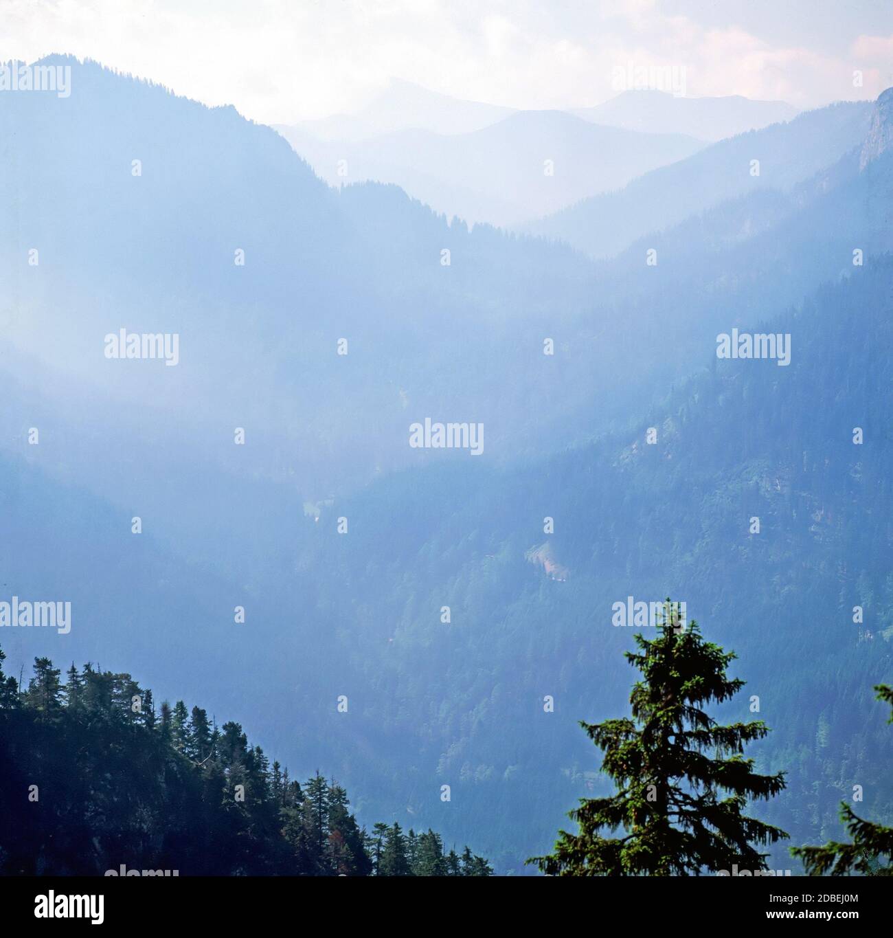 Alps in fog hi-res stock photography and images - Alamy