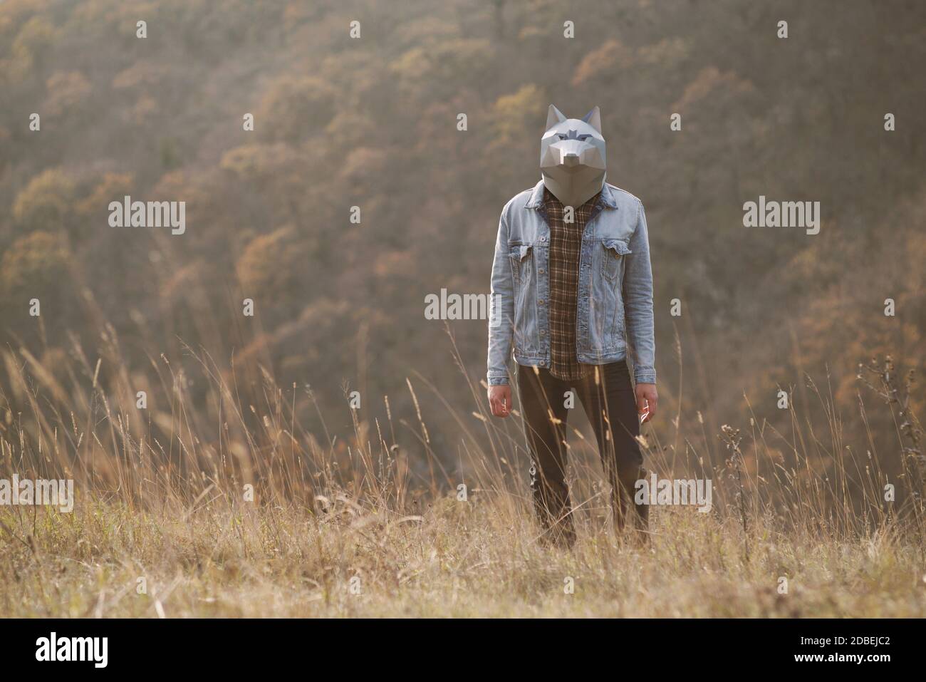 Wolf man mask hires stock photography and images Alamy
