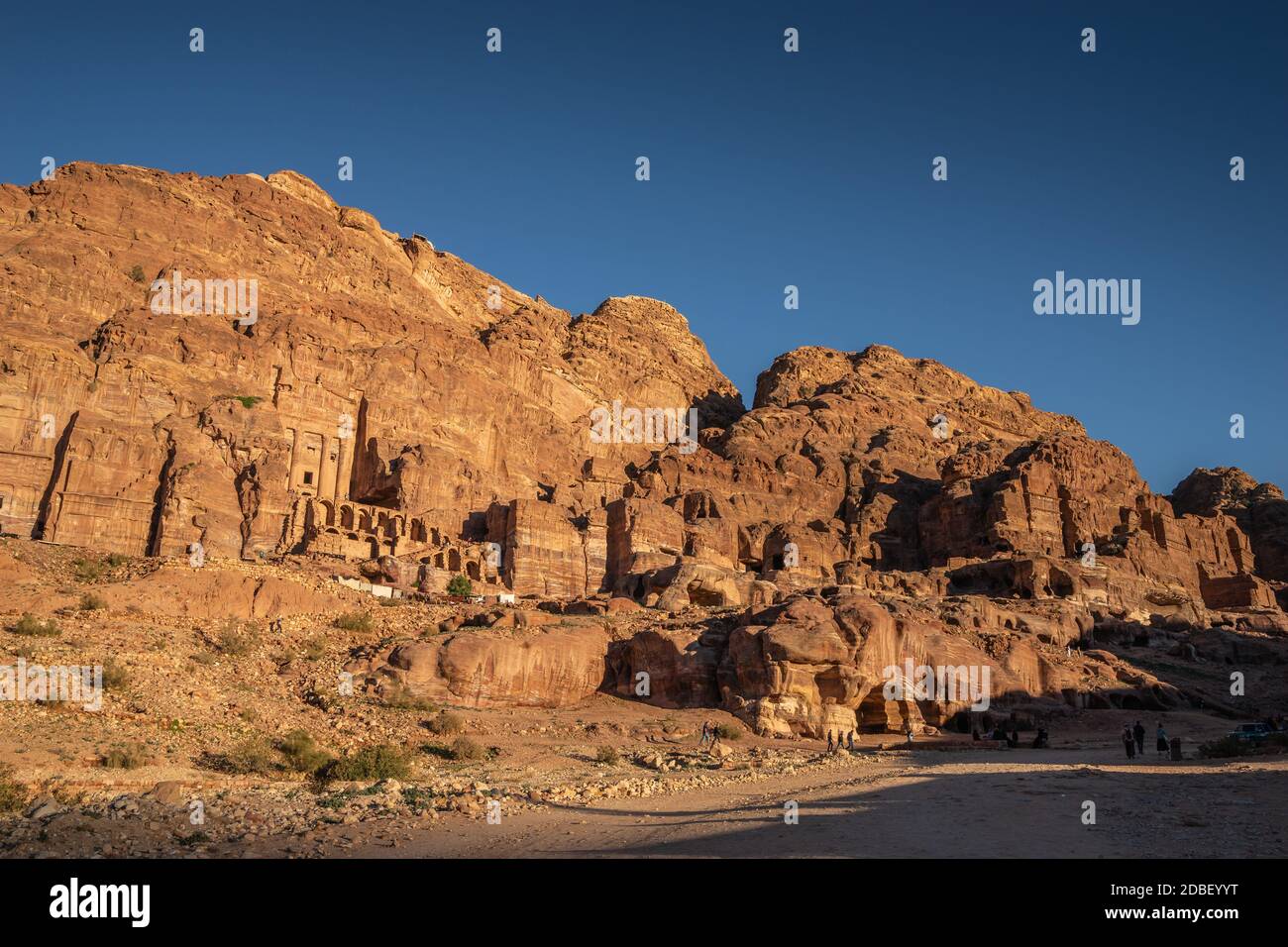 Royal Tombs, Petra, Wadi Musa, Jordan Stock Photo