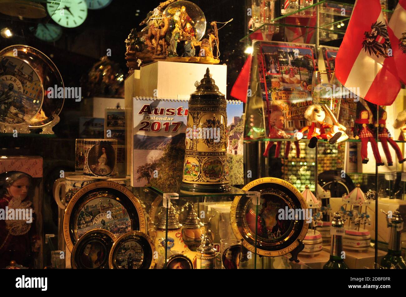 Gifts and souvenirs from Austria Stock Photo - Alamy