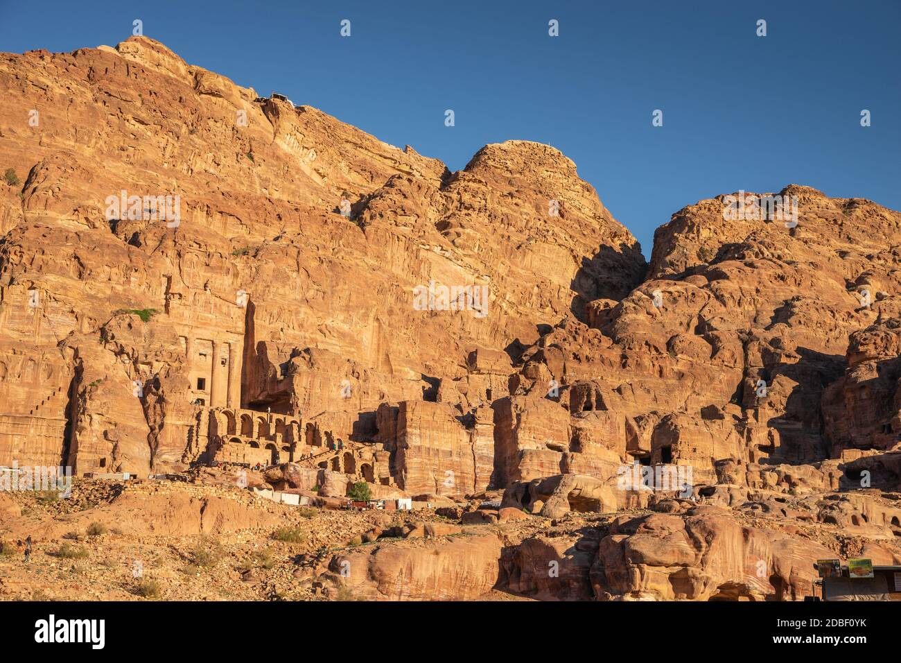 Royal Tombs, Petra, Wadi Musa, Jordan Stock Photo