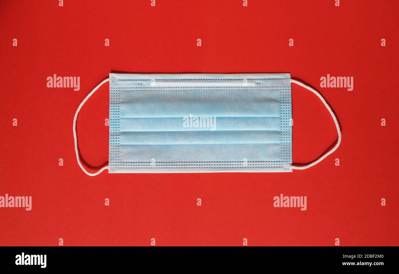 face mask used to protect from respiratory illnesses including COVID19