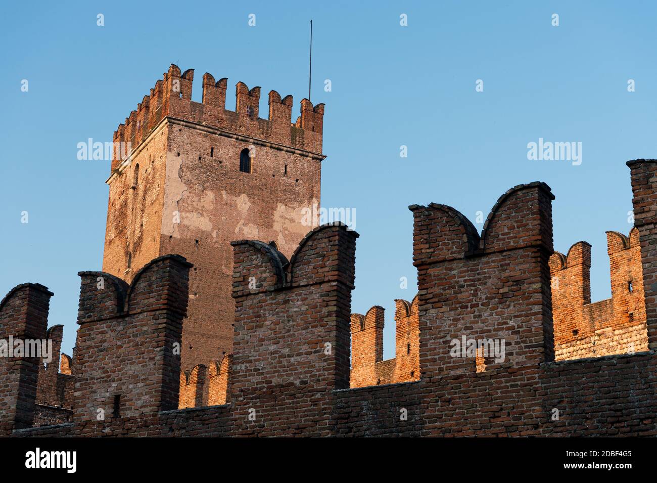 Castelvecchio at Verona, Italy Stock Photo