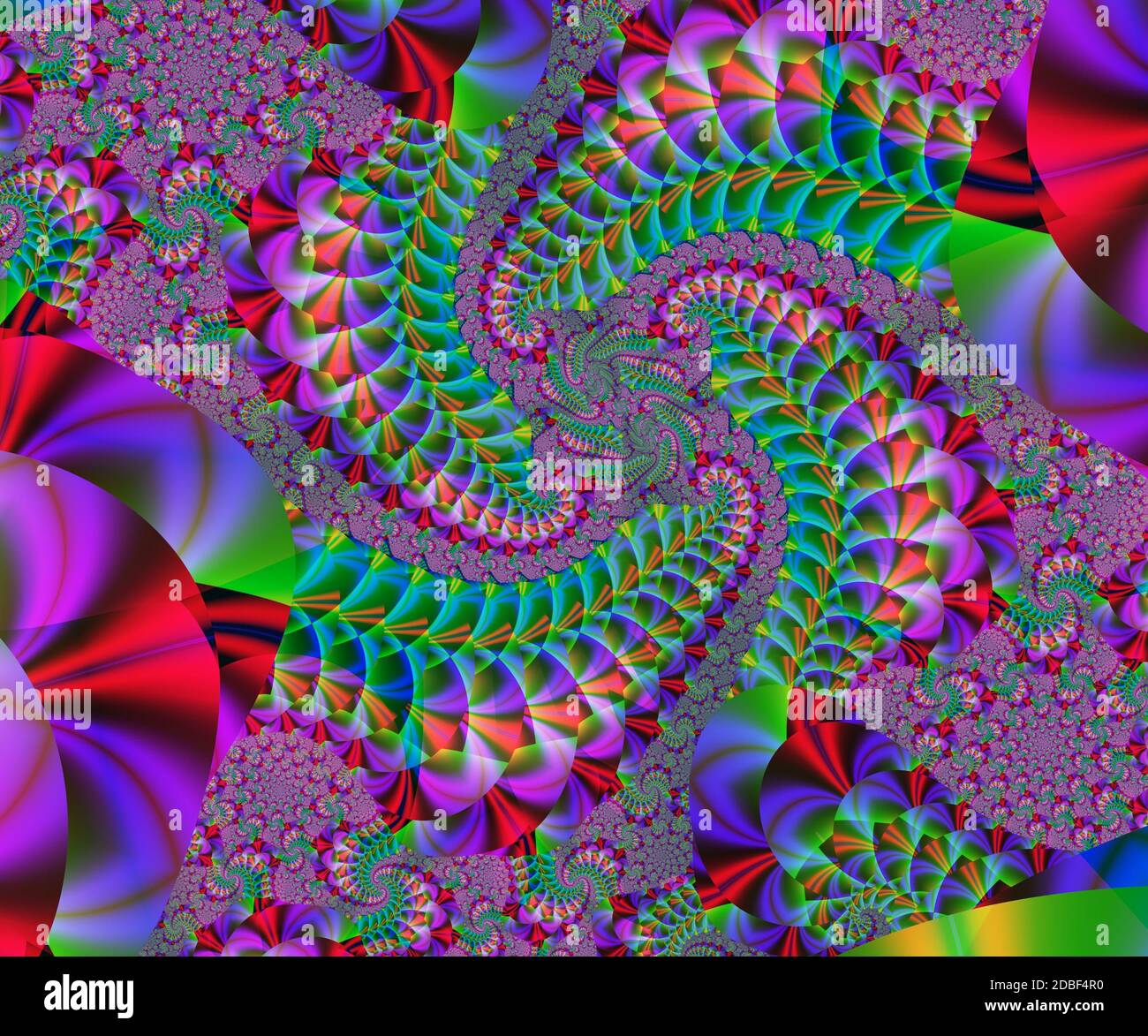 Computer generated abstract colorful fractal artwork for creative ...
