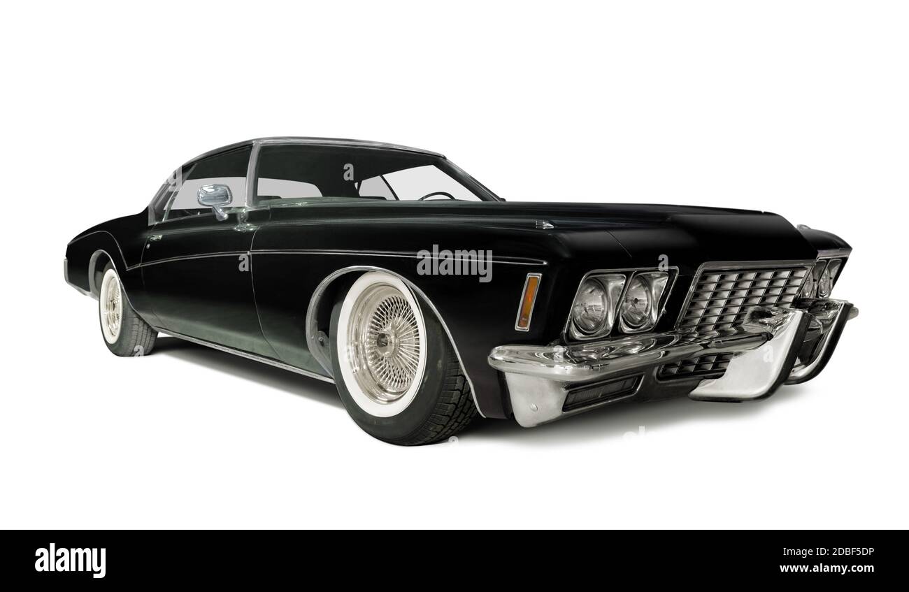 Classic American Car isolated on white Stock Photo - Alamy