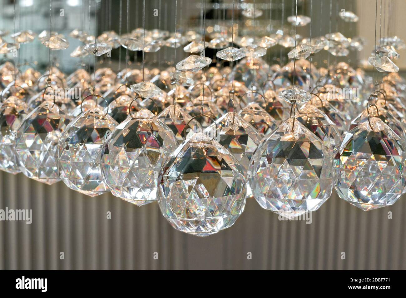 Bunch of diamond style luxury crystal balls Stock Photo Alamy