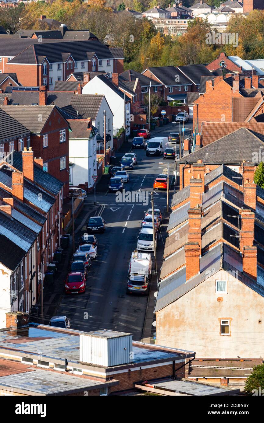 View of Old Hill, a small district in the Black Country, West Midlands