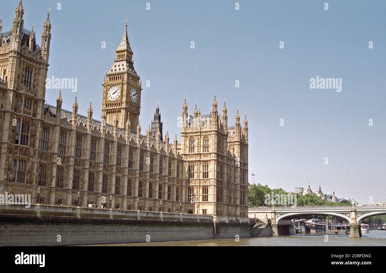 Westminster Palace with Big Ben Stock Photo
