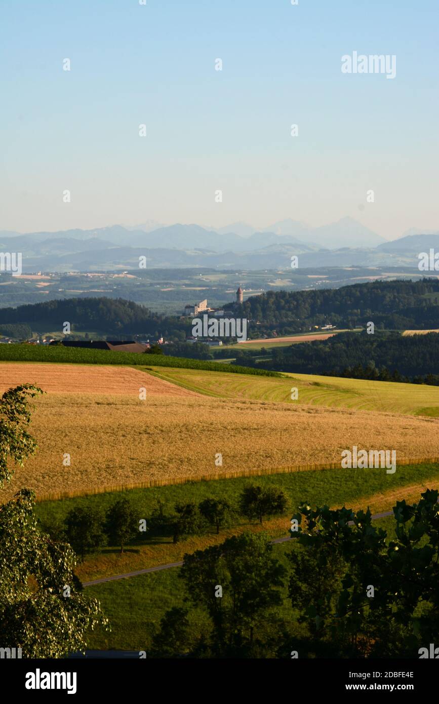 Landscape Upper Austria Stock Photo