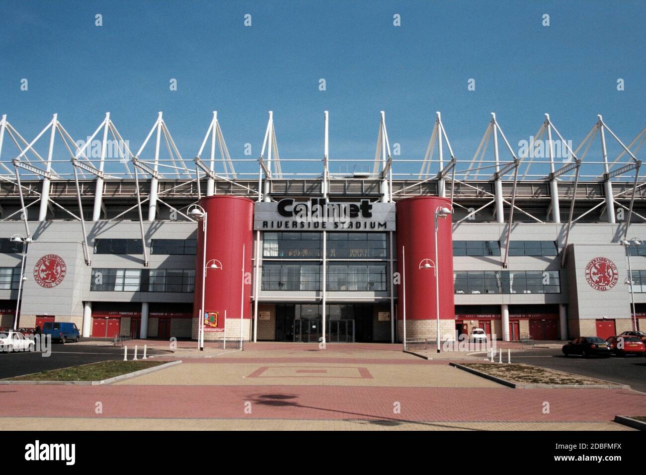General view of Middlesbrough FC, Cellnet Riverside Stadium, Middlesbrough, United Kingdom pictured on 4th April 1996 Stock Photo