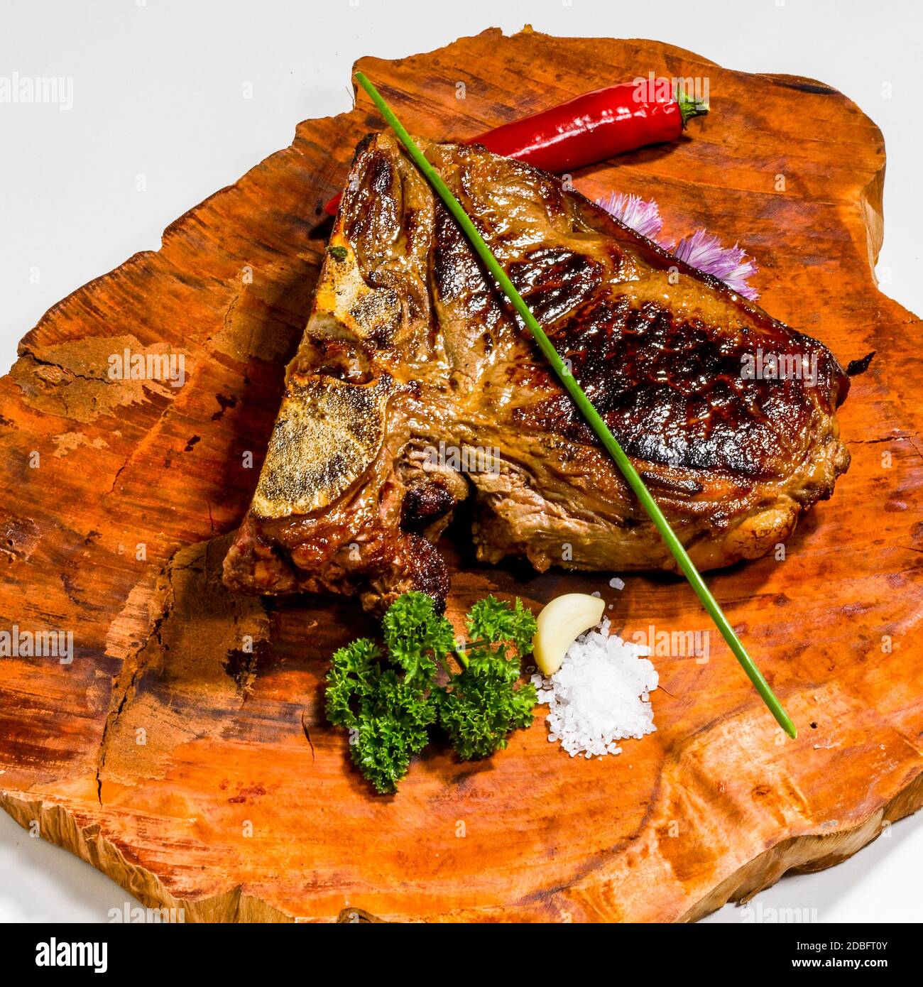 T-Bone Steak Stock Photo