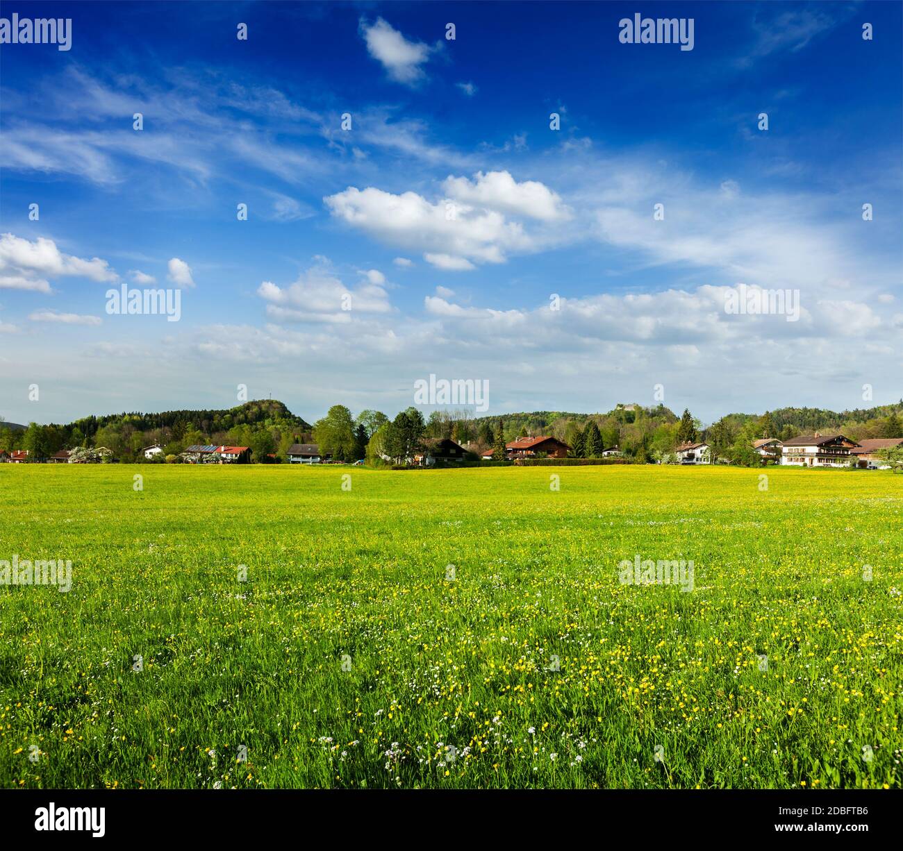German countryside and village. Bavaria, Germany Stock Photo - Alamy