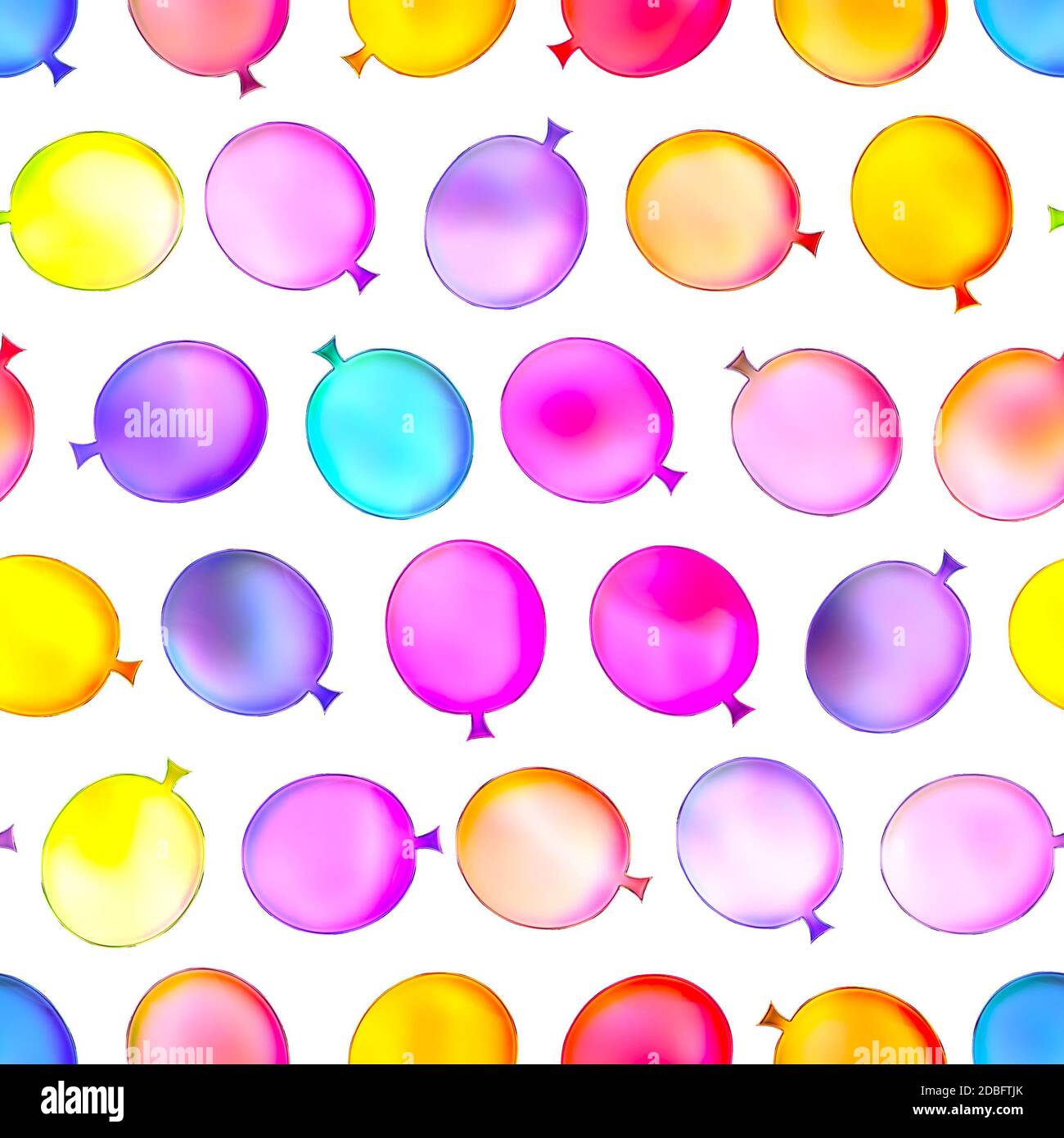 Ballons Texture Seamless texture of abstract bright shiny colorful balloons, Isolation ...