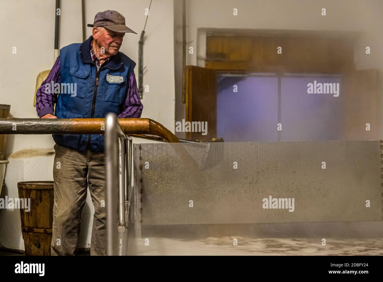 Zoigl Beer Brewery in Falkenberg, Bavaria, Germany Stock Photo