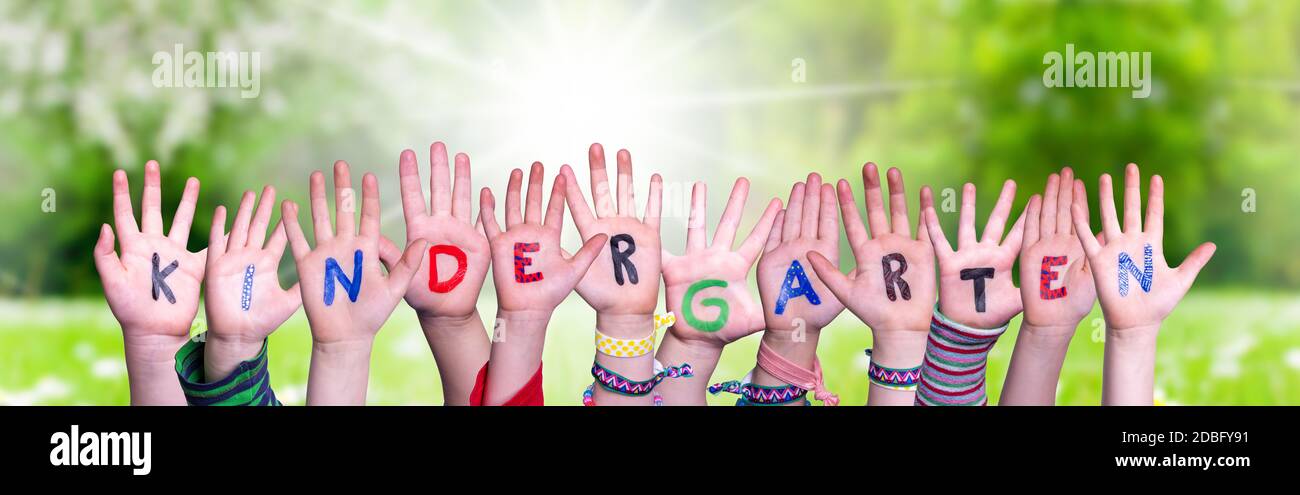 Word hands team people letters baby hi-res stock photography and images ...