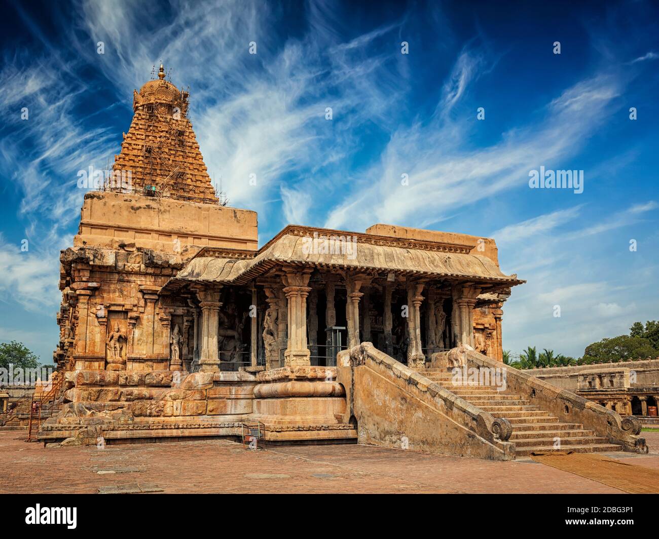 Famous tourist landmark and piligrimage site of Tamil Nadu