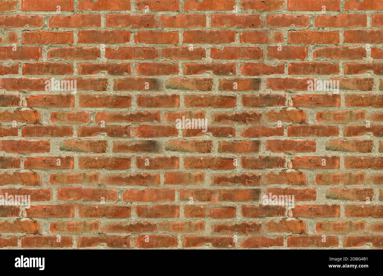 red bricks forming a great background Stock Photo