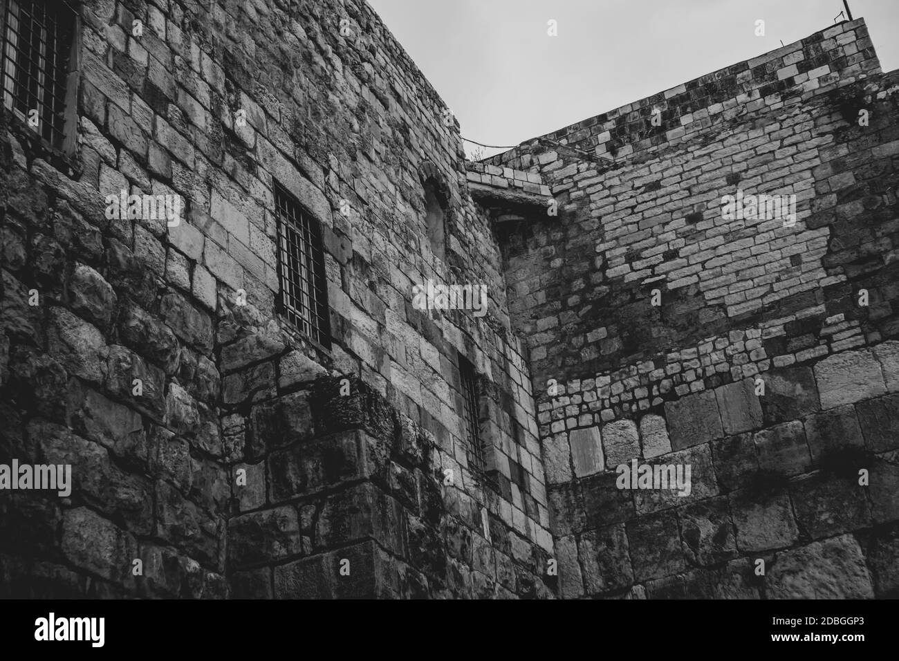 Jerusalem old town view Black and White Stock Photos & Images - Alamy