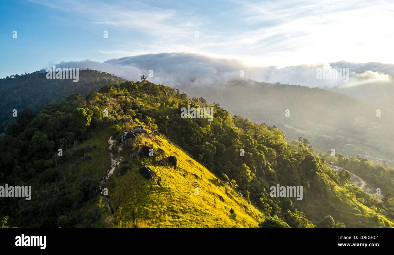 Broga Hill Aerial View Stock Photo