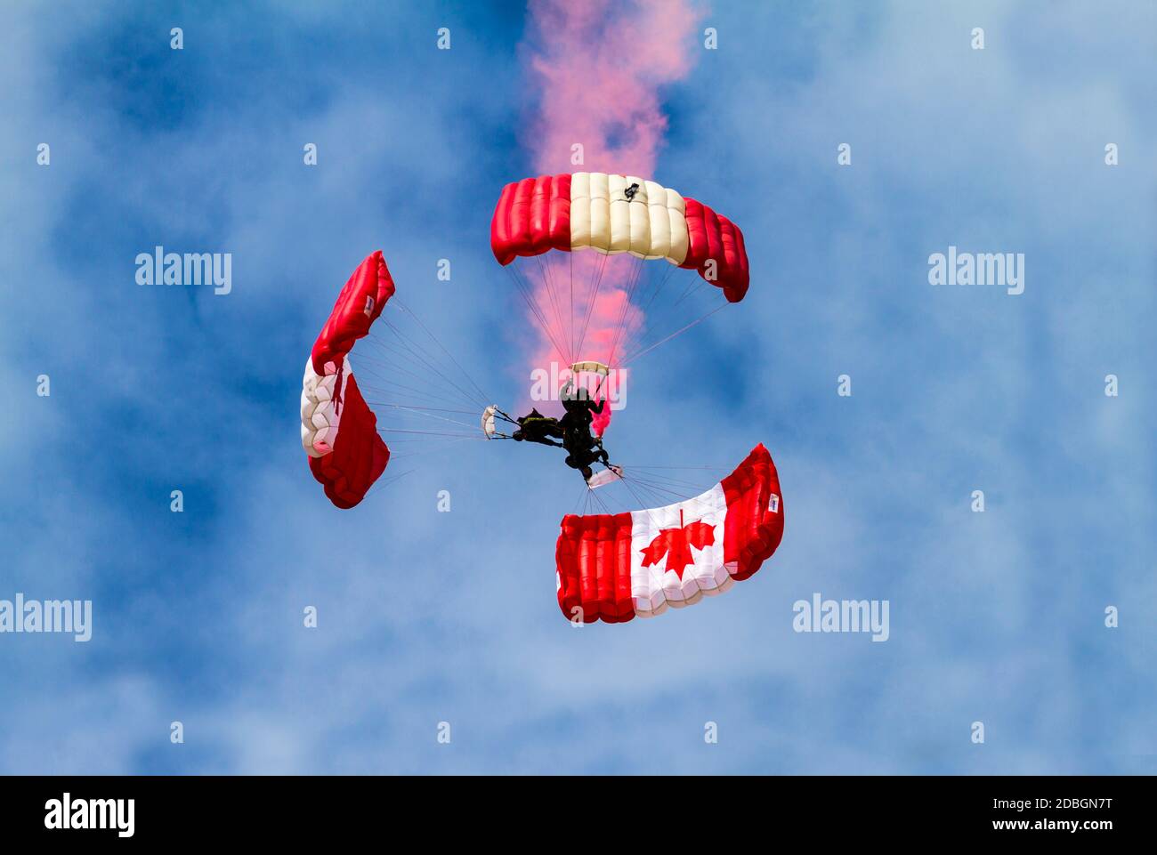 Parachutist Stock Photo