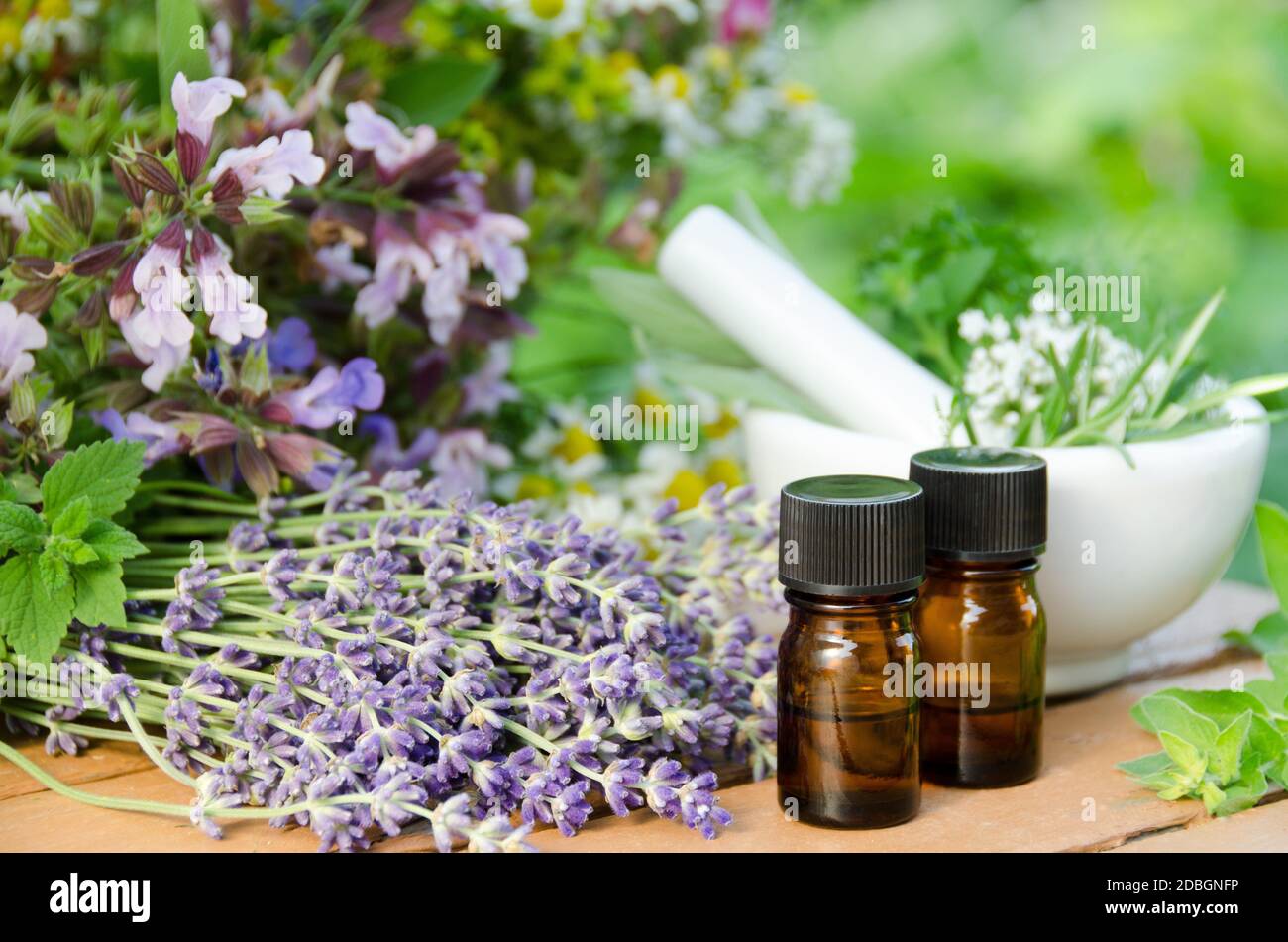 Spa aromatherapy relax site Stock Photo