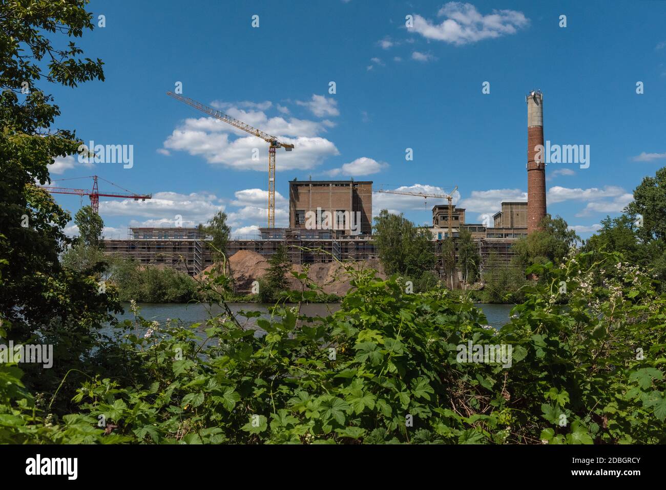 Picture of Renovation of an old factory into new modern lofts and apartments Stock ...